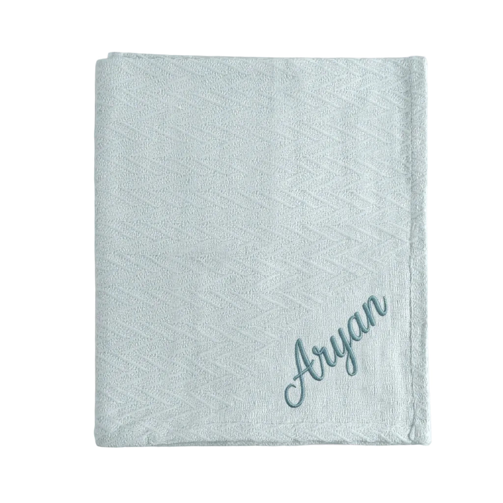 Little Nest personalised baby blanket – view 2
