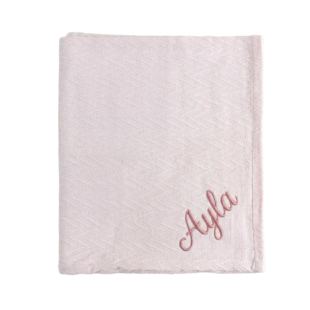 Little Nest personalised baby blanket – view 4