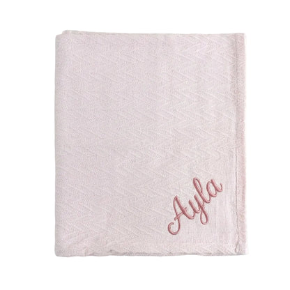 Little Nest personalised baby blanket – view 4