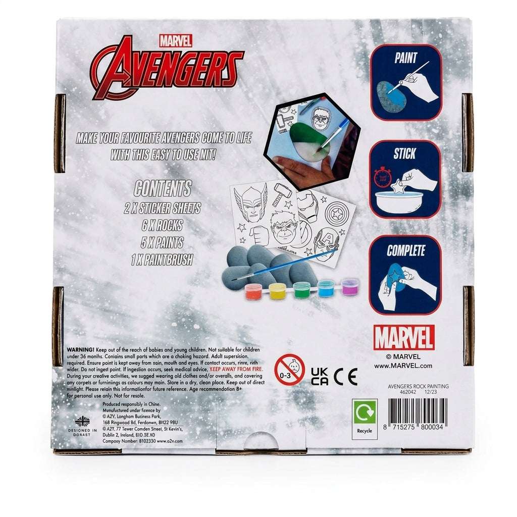Marvel Avengers Rock Painting Kit