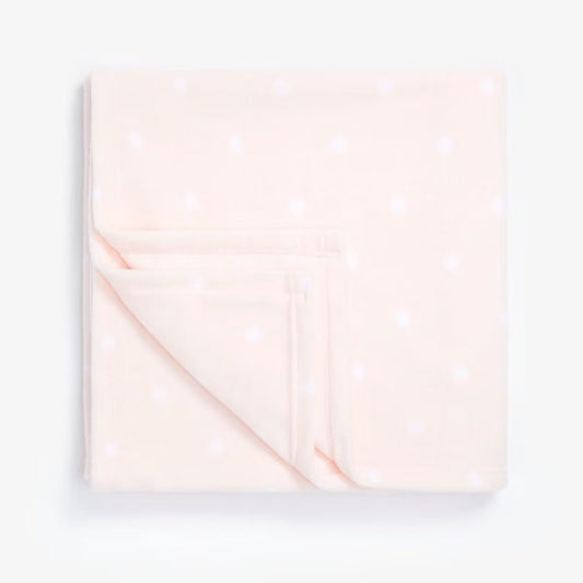 Mothercare Dot Fleece Blanket - Pink