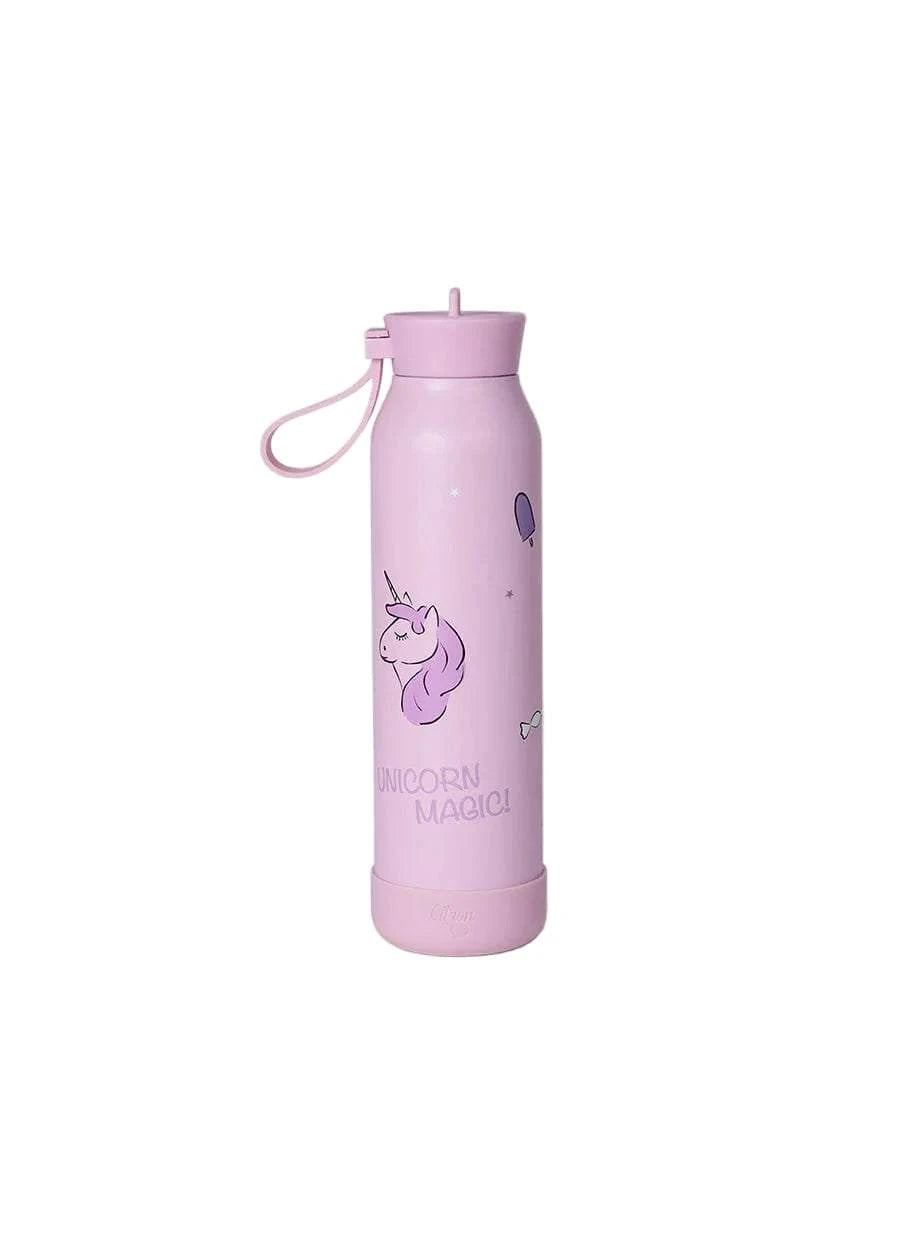 Medium water bottle - 500ml - Stormy Unicorn | Citron