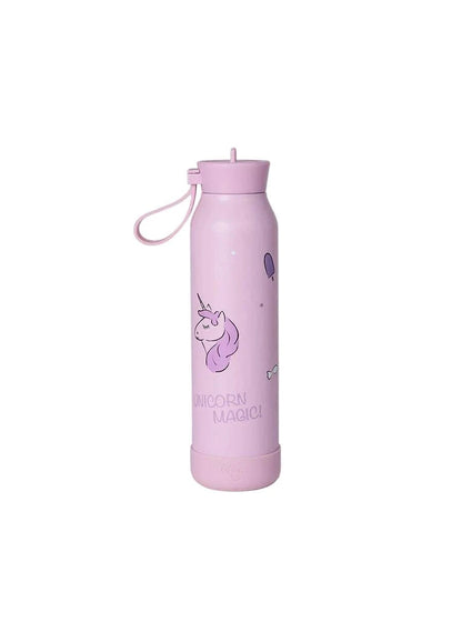 Medium water bottle - 500ml - Stormy Unicorn | Citron