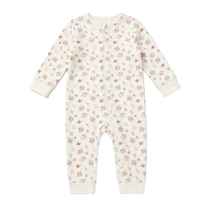 Next Baby Flowers Footless Sleepsuit