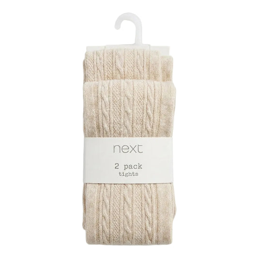 Pack of 2 Beige Tights | Next