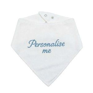 Personalised Baby Dribbler Bib – Soft Jersey, Absorbent & Dribble‑Proof