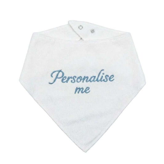 Personalised Baby Dribbler Bib – Soft Jersey, Absorbent & Dribble‑Proof