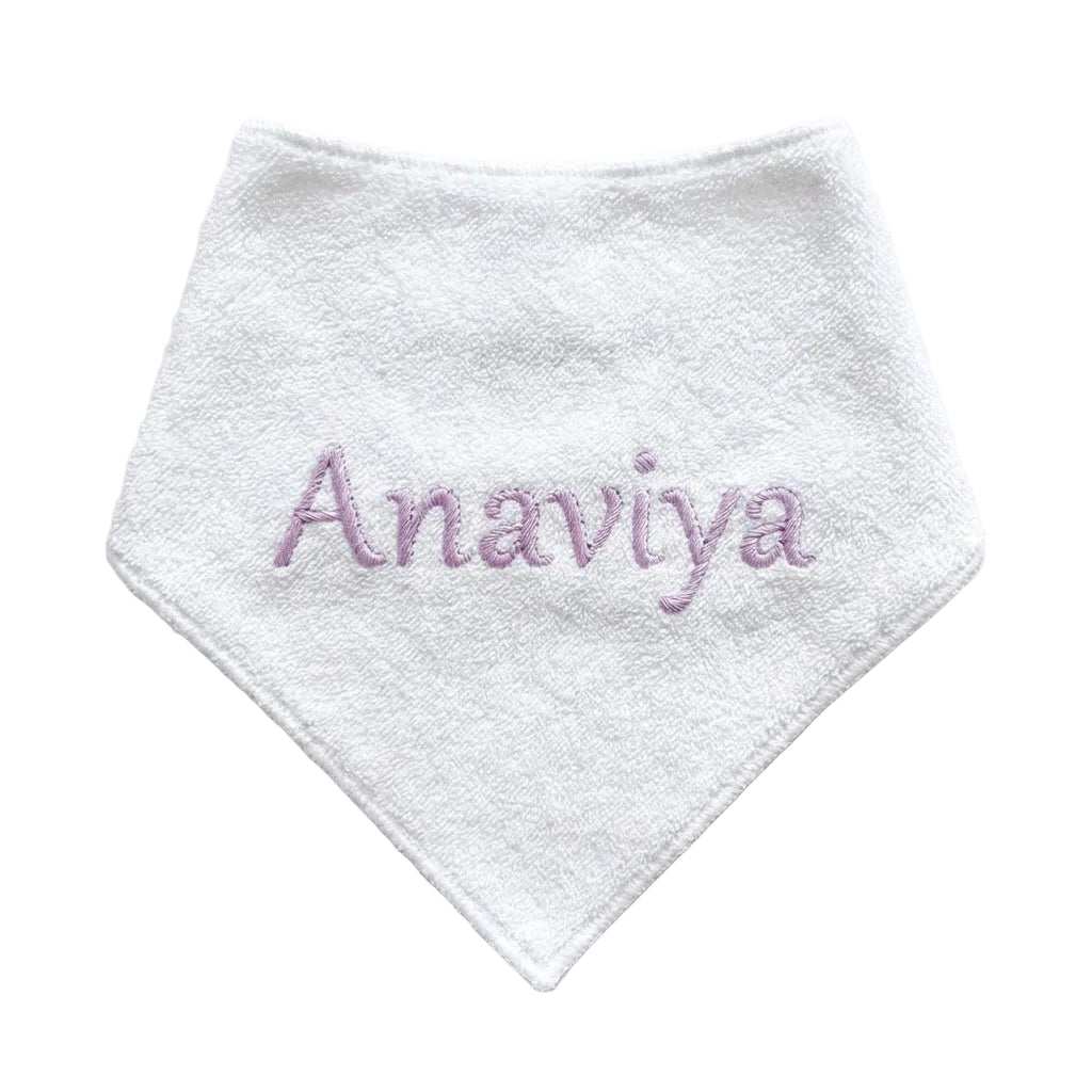 Personalised Baby Dribbler Bib – Soft Jersey, Absorbent & Dribble‑Proof