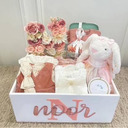 Personalised Solid Wooden Crate – Custom Gift & Storage Box