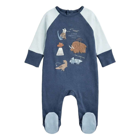 Prehistoric Animals Footed Sleepsuit | Mothercare