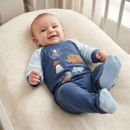 Prehistoric Animals Footed Sleepsuit | Mothercare