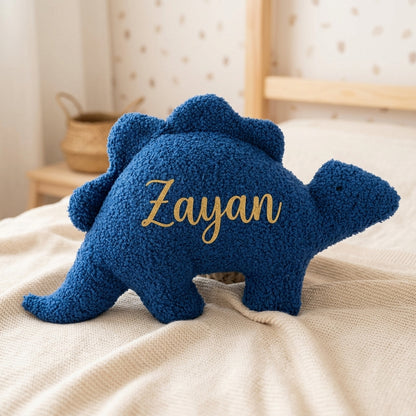Personalising a Roary Dino cushion with a child's name at Bundle Company