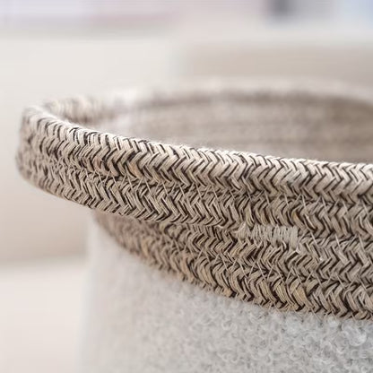 Rainbow Woven Storage Basket - Large | Stylish Baby Nursery Organizer