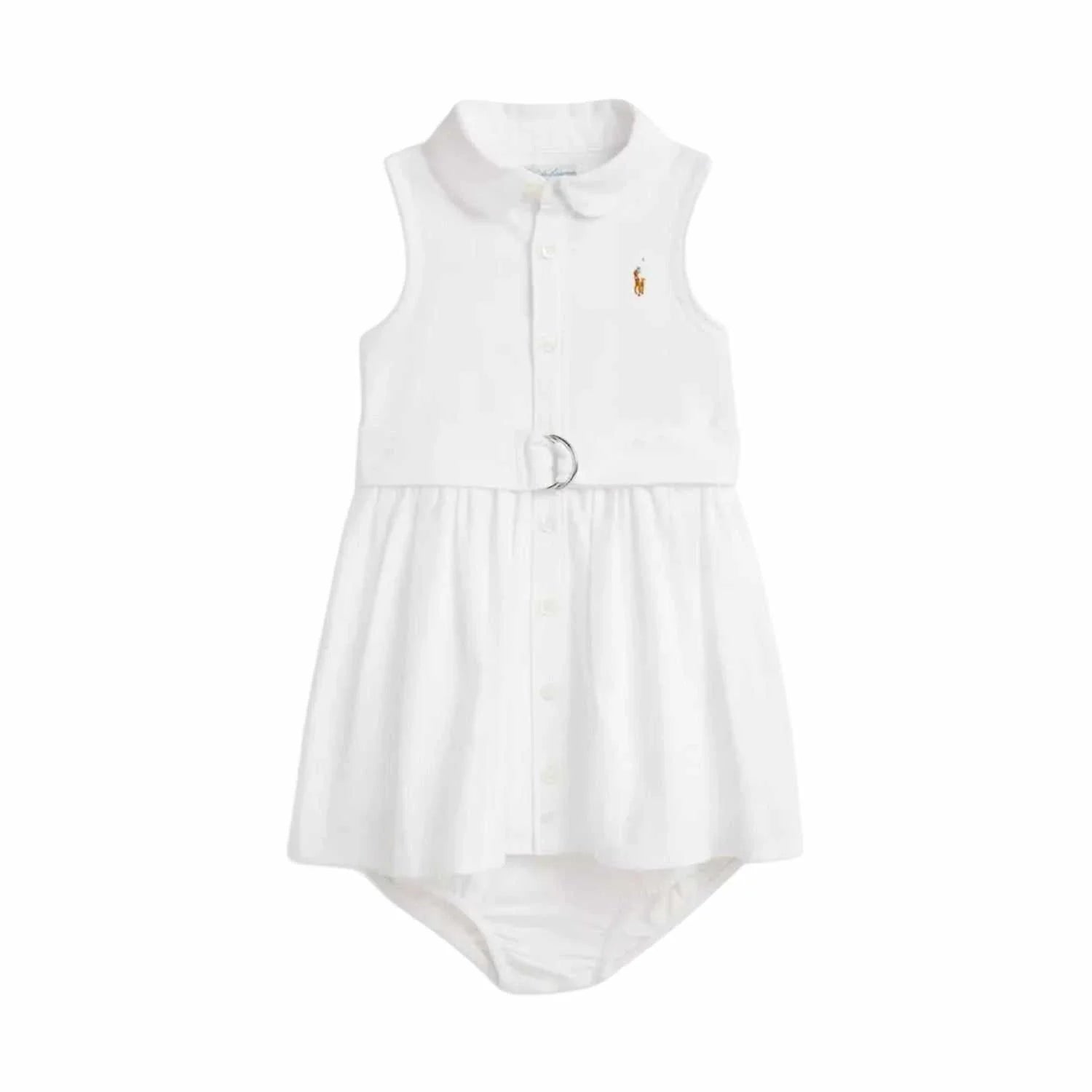 Ralph Lauren Belted Cotton Oxford Shirtdress