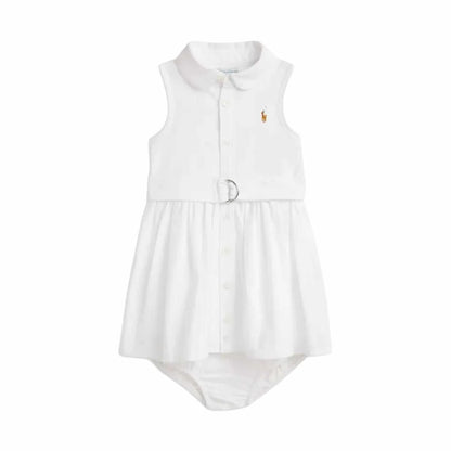 Ralph Lauren Belted Cotton Oxford Shirtdress