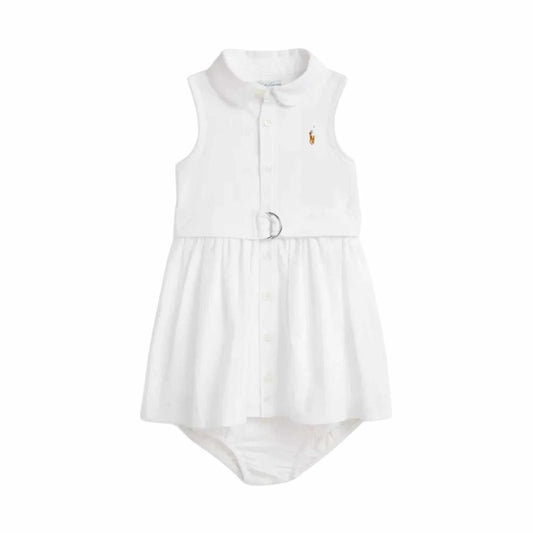 Ralph Lauren Belted Cotton Oxford Shirtdress