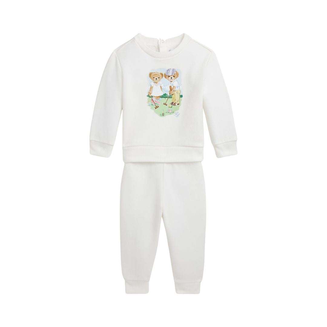 Ralph Lauren Polo Bear Fleece Sweatshirt & Pants Set