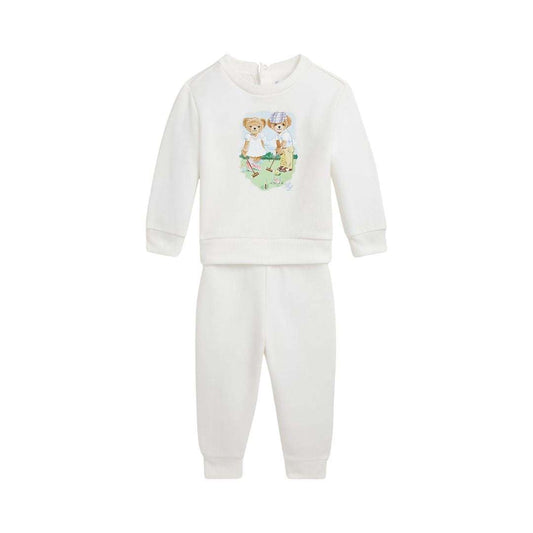 Ralph Lauren Polo Bear Fleece Sweatshirt & Pants Set