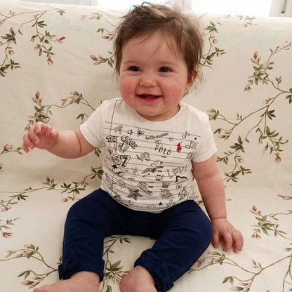 Doodle Print T-Shirt with Pants | Ralph Lauren