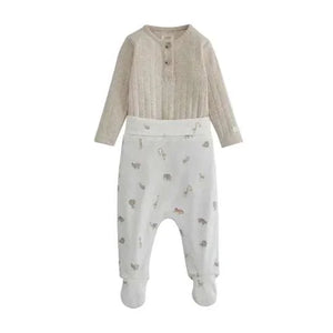 Ribbed Safari Bodysuit & Leggings Set |Mamas & Papas