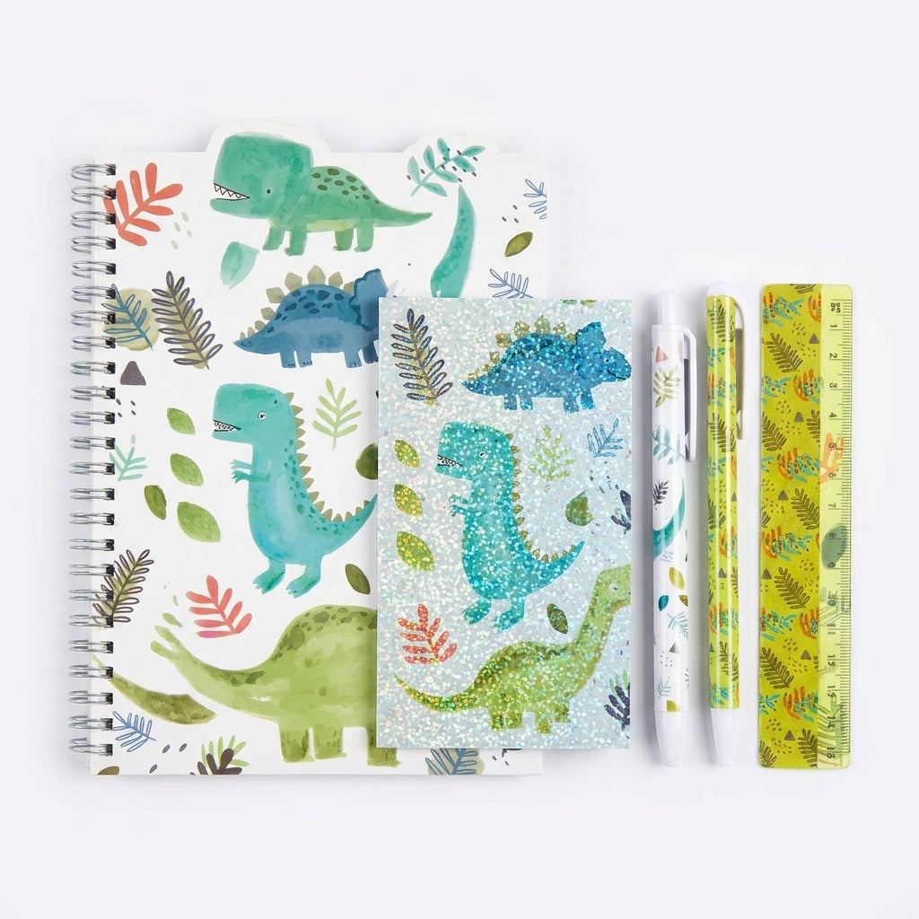 Scribble Saurus Stationery Set