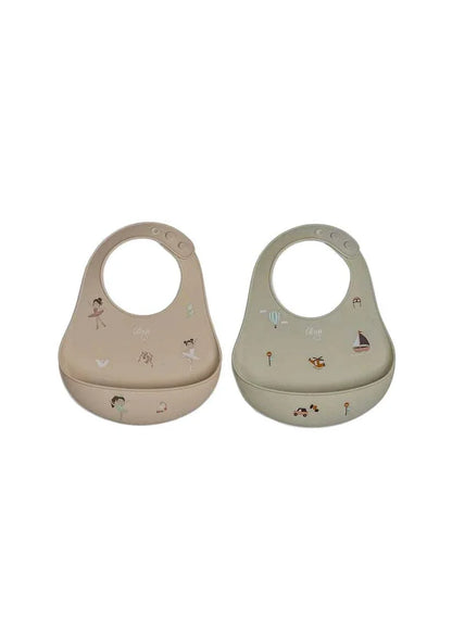 Silicone Bib Vehicles |Citron