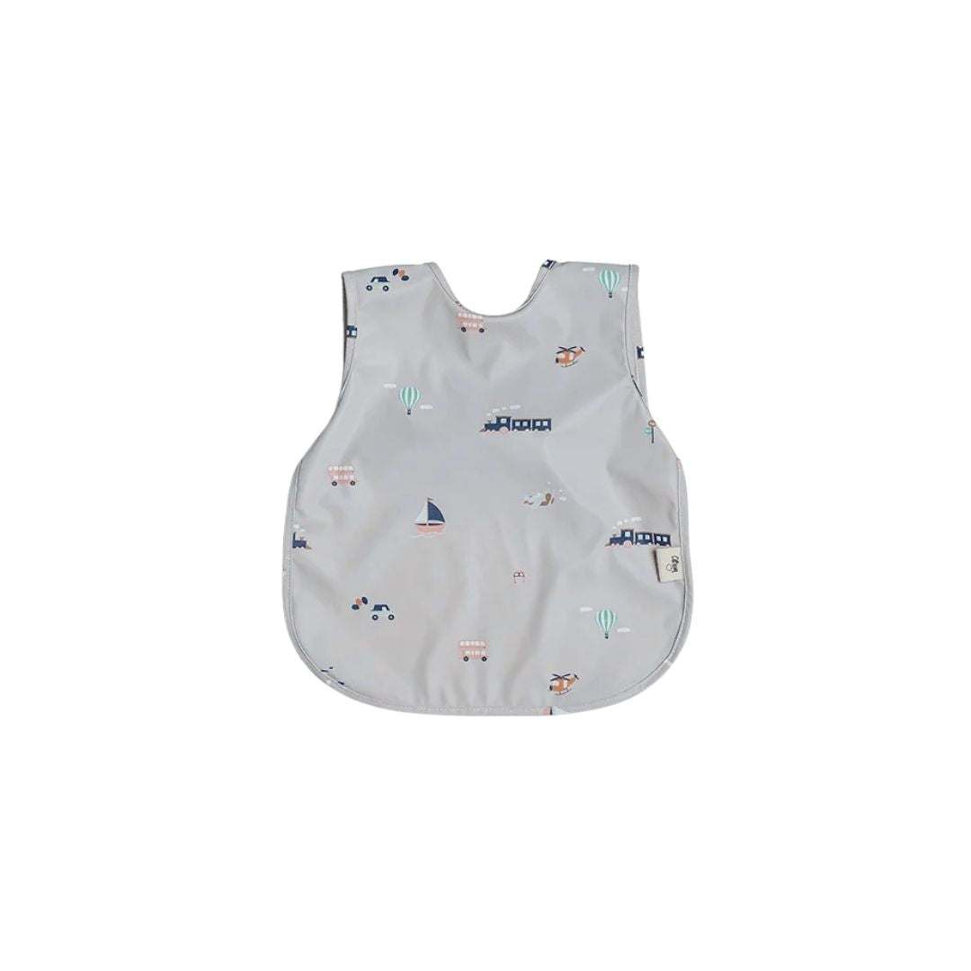 Sleeveless Bib - Vehicles | Citron