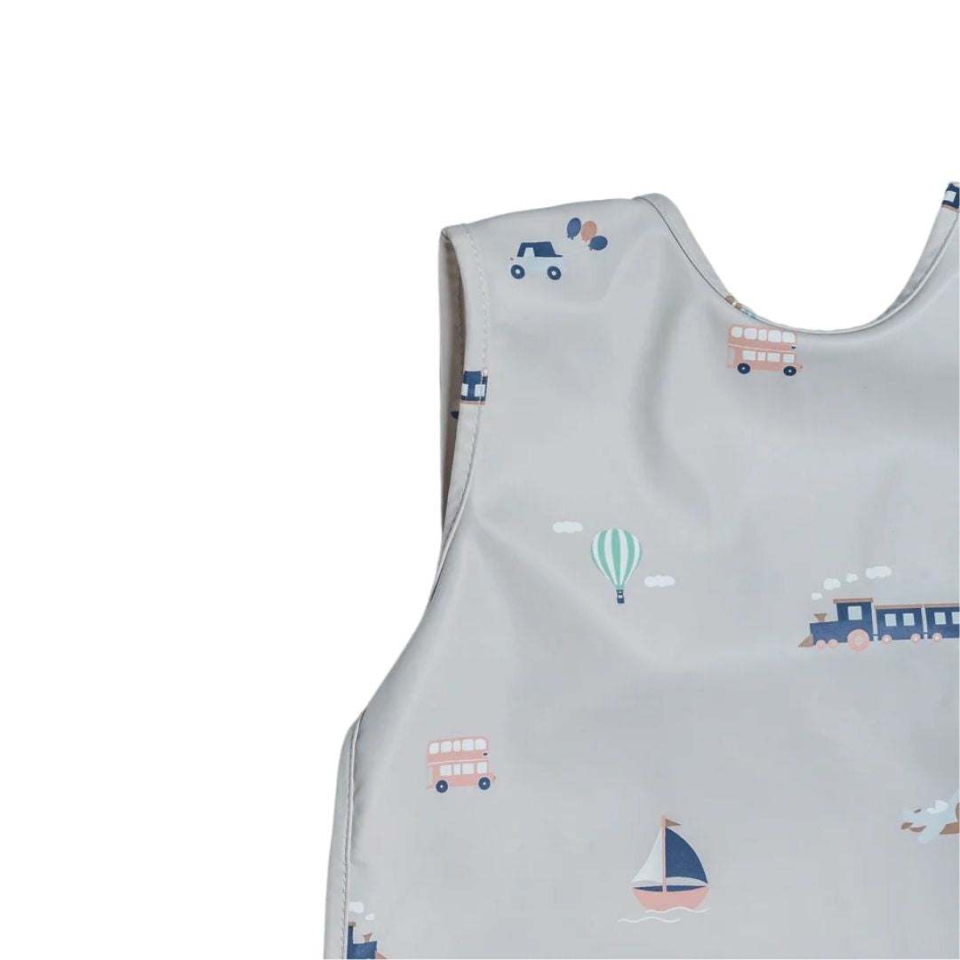 Sleeveless Bib - Vehicles | Citron