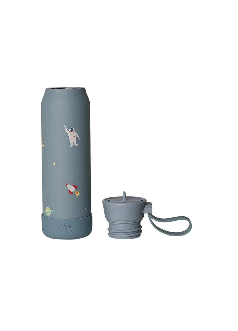 Small Water Bottle - 350ml - Spaceship | Citron