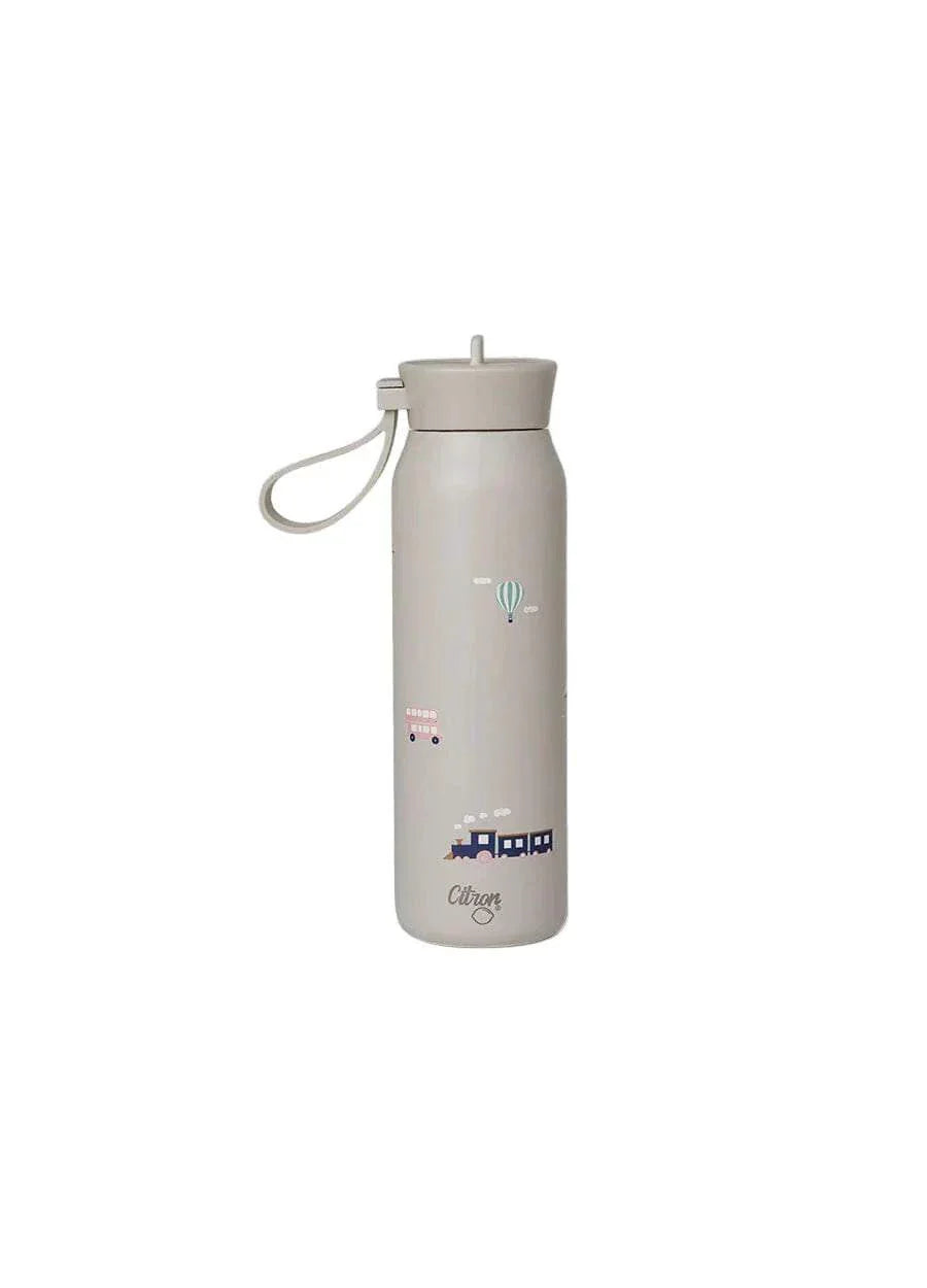 Small Water Bottle - 350ml - Vehicles |Citron