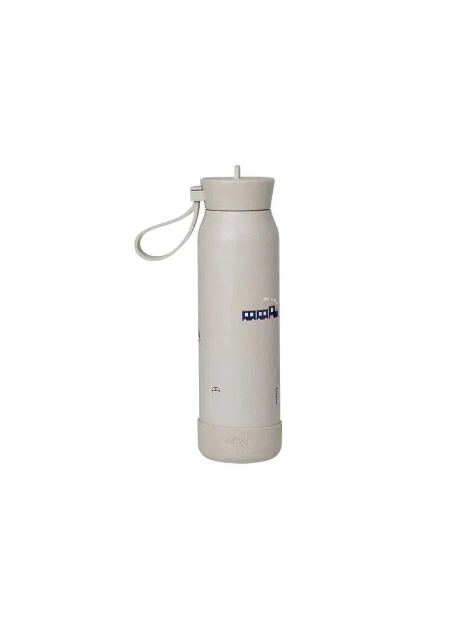 Small Water Bottle - 350ml - Vehicles |Citron