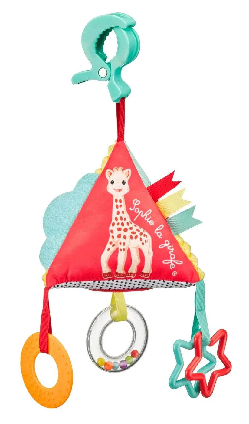 Sophie La Girafe FresSophie La Girafe Fresh Touch Tri Activity - Stimulating Hanging Baby Toyh Touch Tri Activity hanging baby toy with textures and sounds for sensory development
