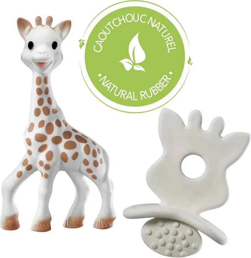 Sophie La Girafe Orignal Teether and Natural Teether Set