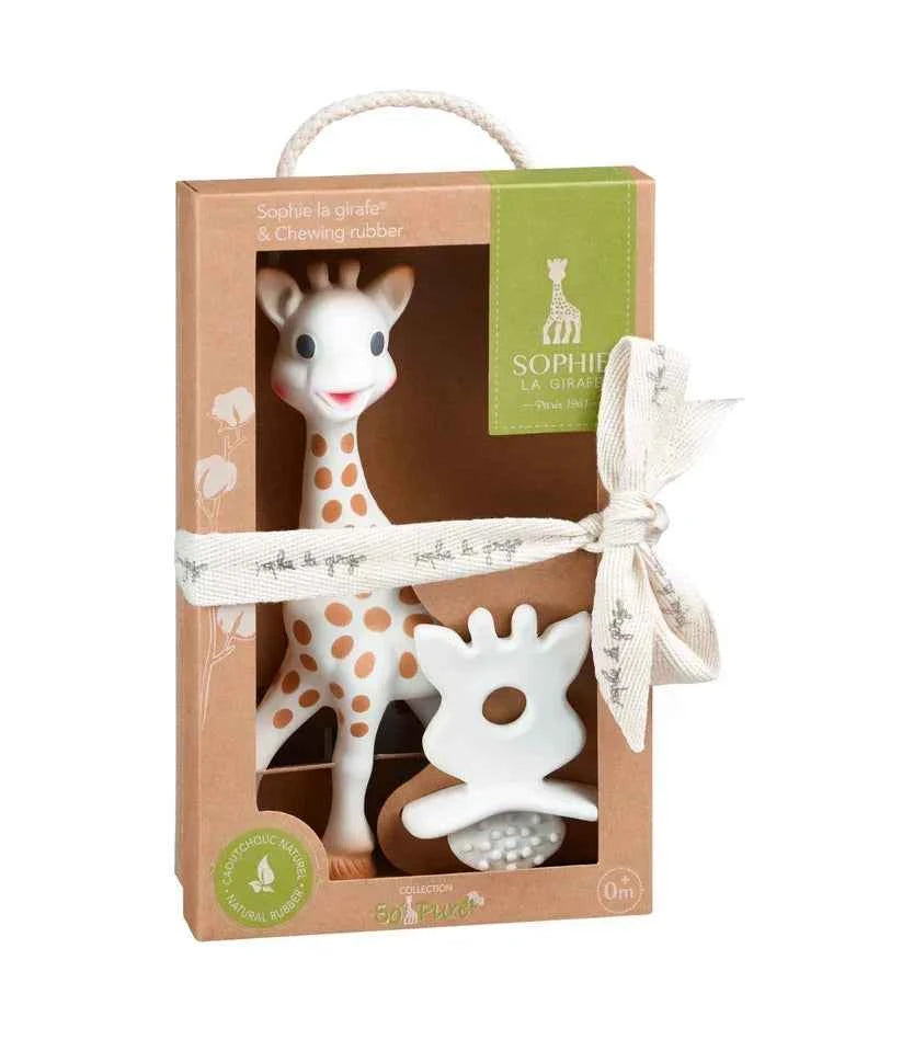 Sophie La Girafe Orignal Teether and Natural Teether Set