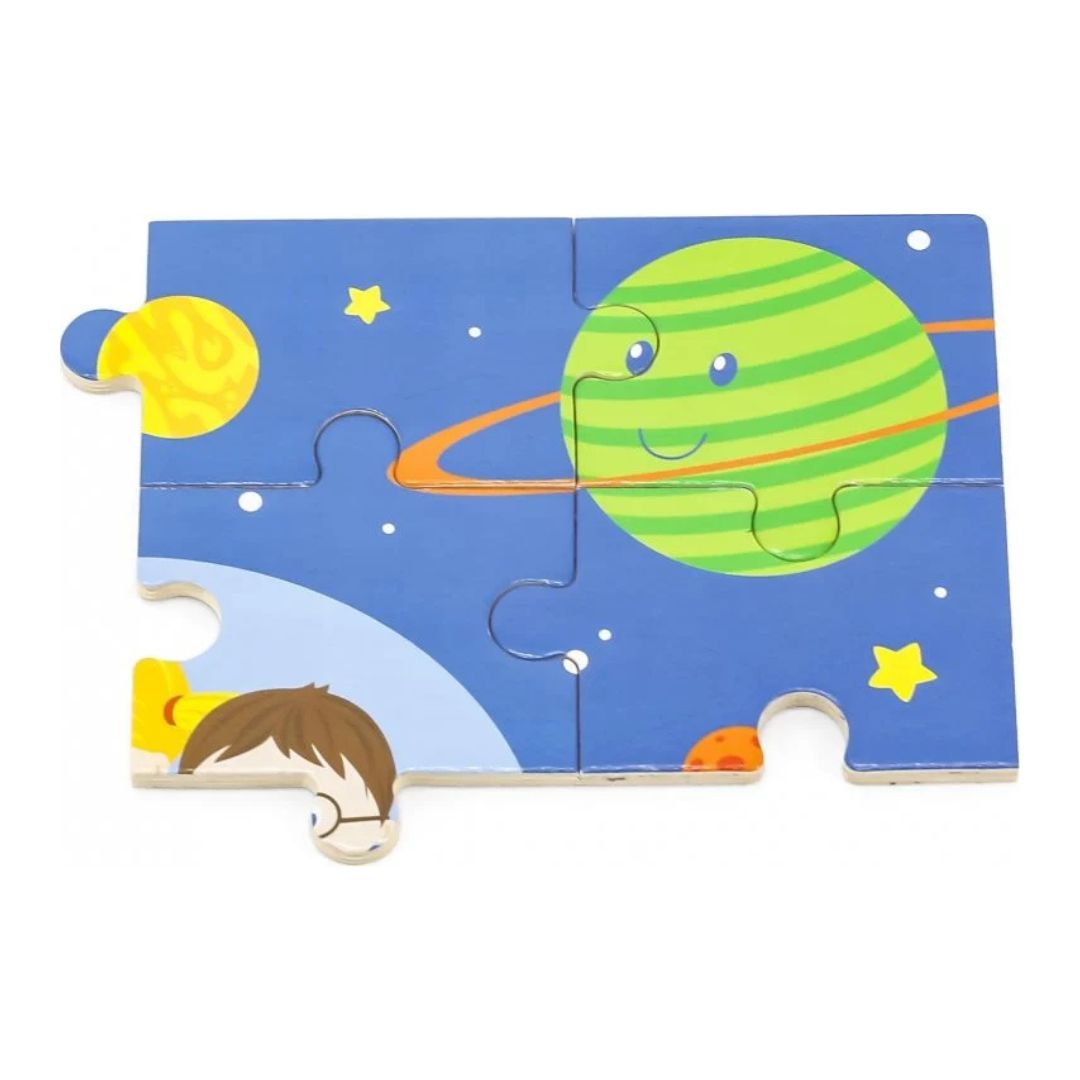 Space Wooden Puzzle | VIGA