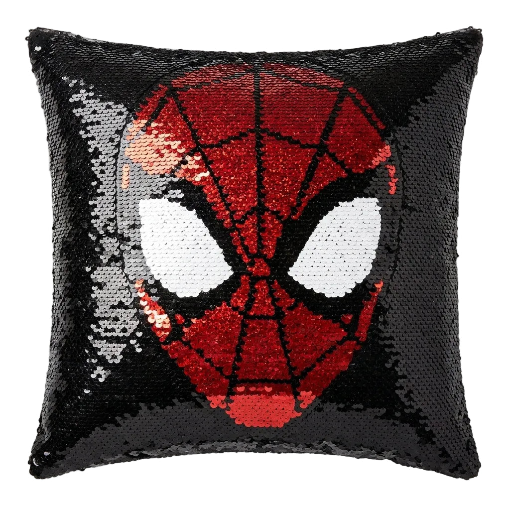 Spiderman Sequinned Cushion