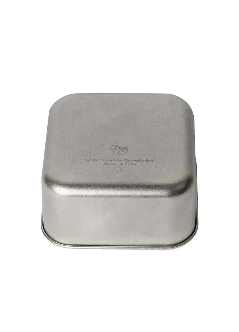 Stackable Stainless steel Lunchbox - Set of 3 - Ballerina | Citron