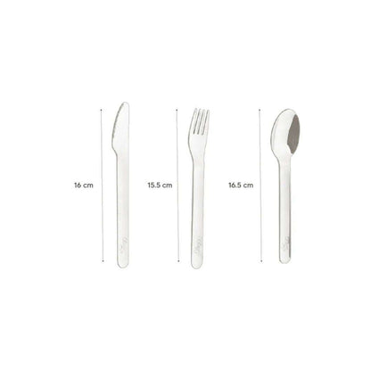 Stainless Steel Cutlery Set - Olive Green |Citron