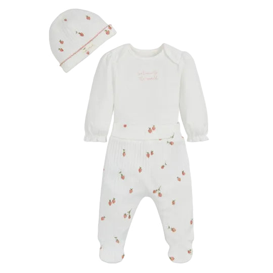 Strawberry Bodysuit, Leggings & Hat | Mamas & Papas
