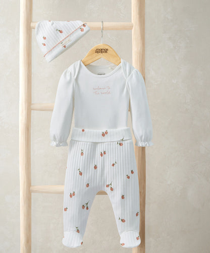 Strawberry Bodysuit, Leggings & Hat | Mamas & Papas