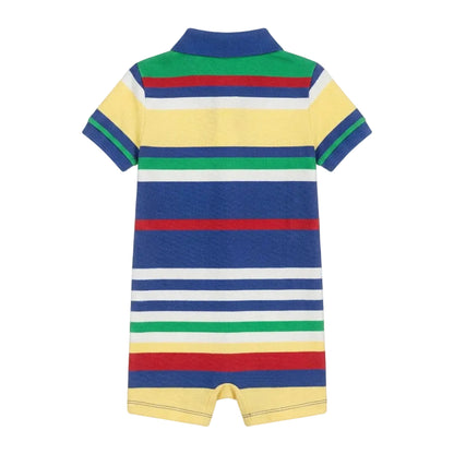 Striped Cotton Mesh Polo Shirt | Ralph Lauren
