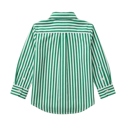 Striped Cotton Poplin Shirt