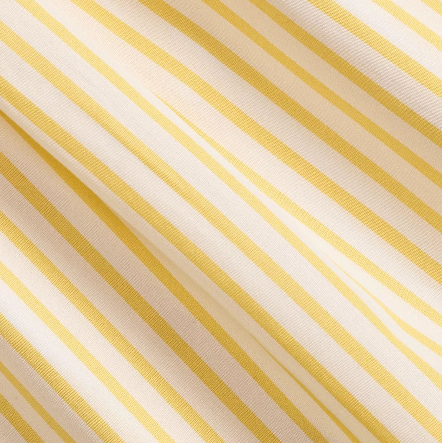 Striped Cotton Yellow Poplin Shirt | Ralph Lauren