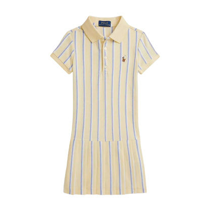 Striped Oxford Mesh Polo Dress | Ralph Lauren