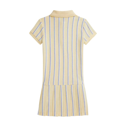 Striped Oxford Mesh Polo Dress | Ralph Lauren