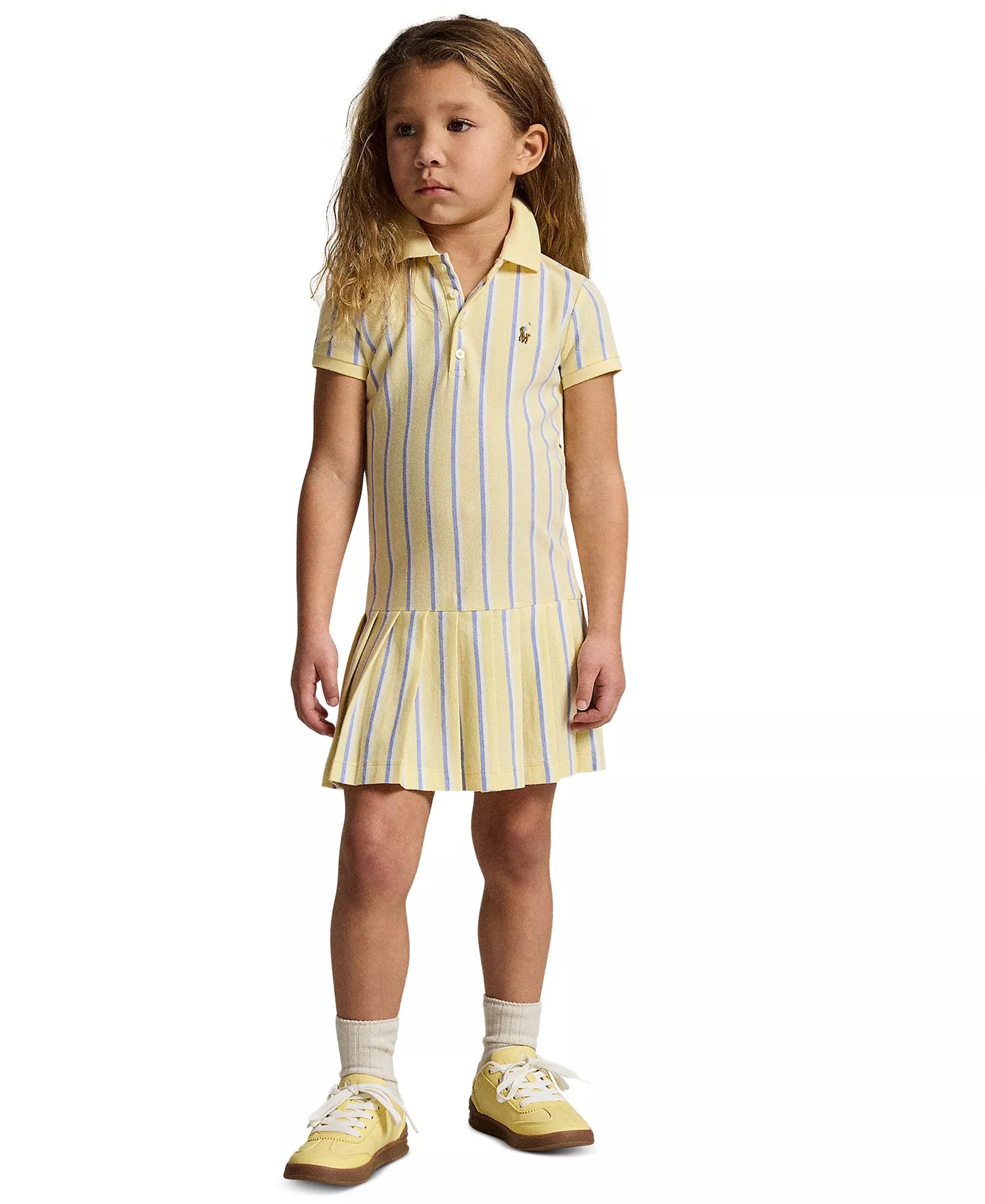 Striped Oxford Mesh Polo Dress | Ralph Lauren