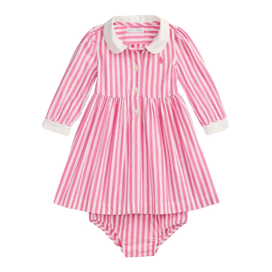 Striped Poplin Shirtdress & Bloomer | Ralph Lauren