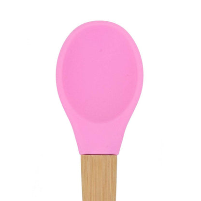 Tiny Dining Bowl & Spoon Set-Pink