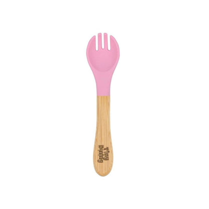 Tiny Dining Bowl & Spoon Set-Pink