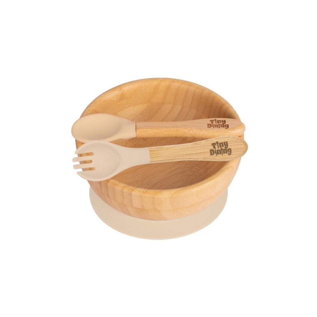 Tiny Dining Weaning Set Beige